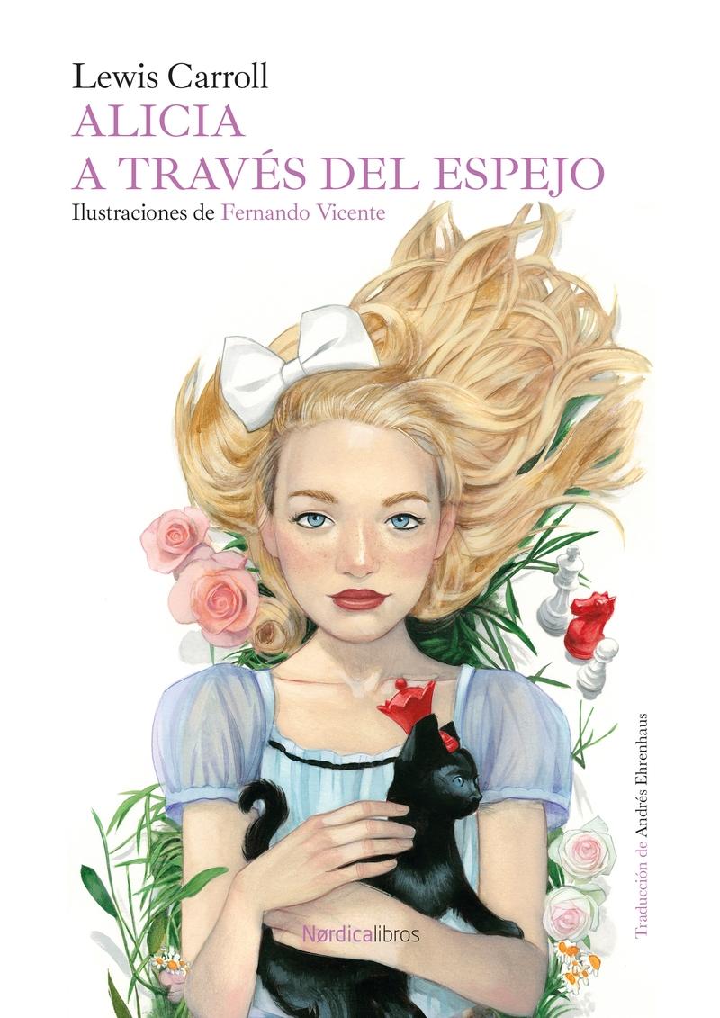 ALICIA A TRAVES DEL ESPEJO "CON ILUSTRACIONES DE FERNANDO VICENTE"