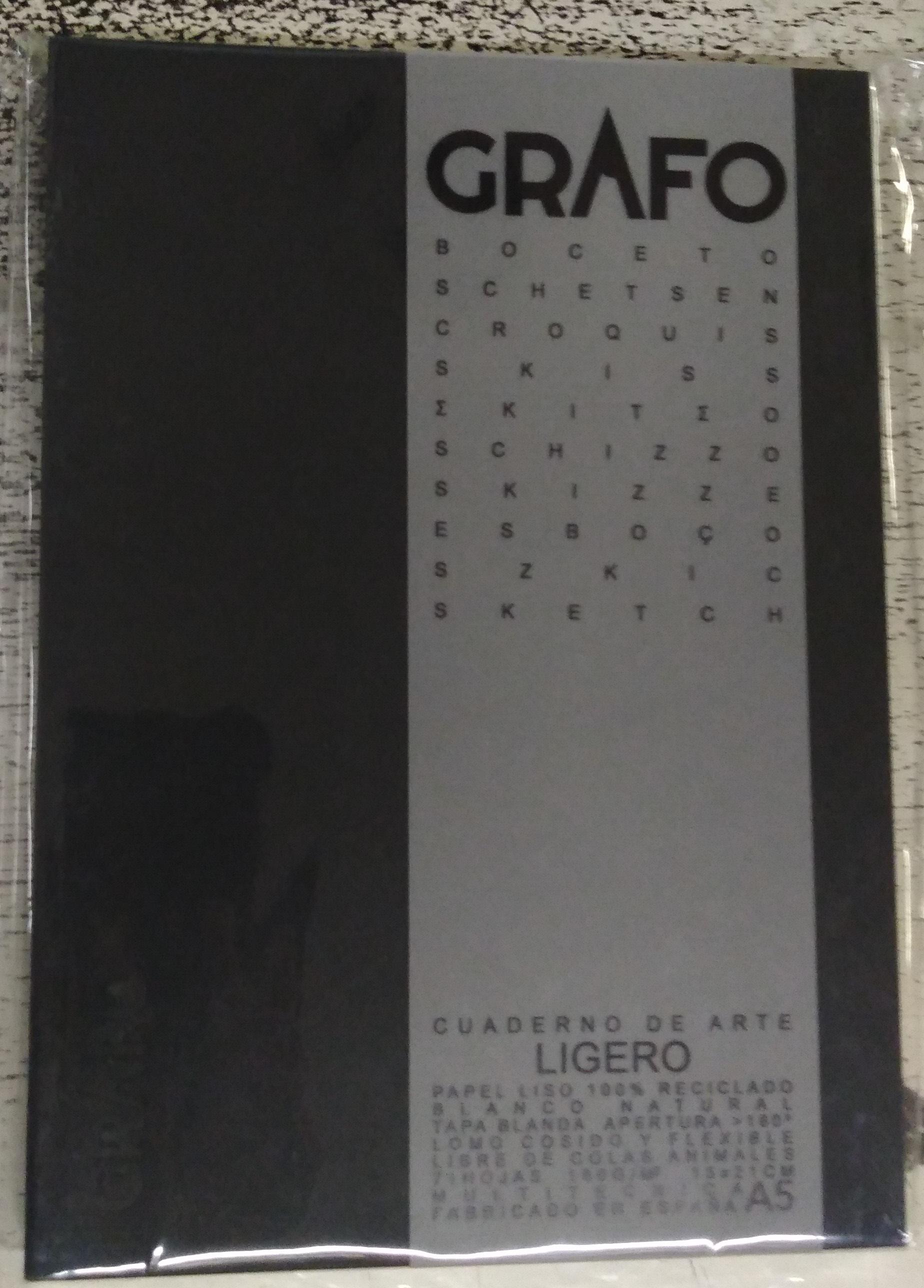 CUADERNO LIGERO A5 NEGRO