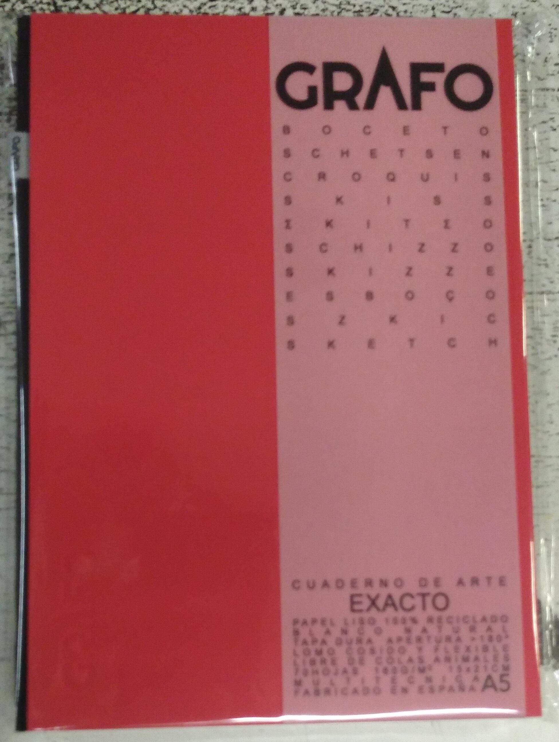 CUADERNO EXACTO A5 ROJO
