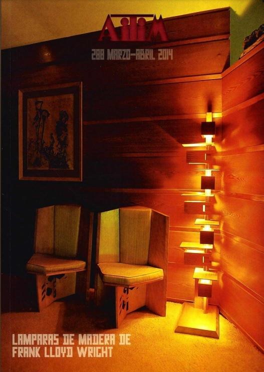 WRIGHT: LAMPARAS DE MADERA DE FRANK LLOYD WRIGHT. REVISTA AITIM Nº 288