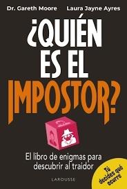 QUIEN ES EL IMPOSTOR "EL LIBRO DE ENIGMAS PARA DESCUBRIR AL TRAIDOR"