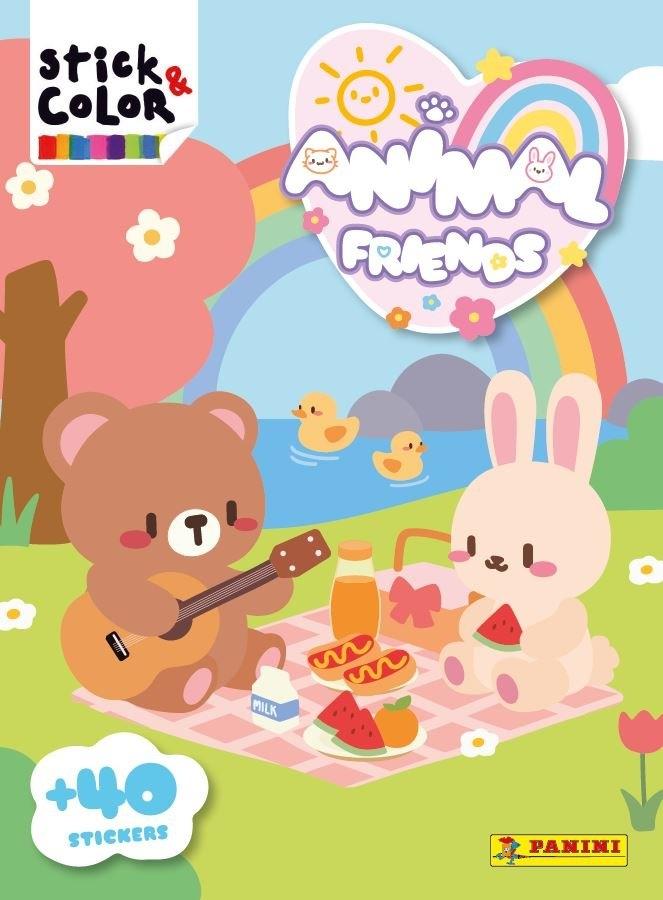 STICK & COLOR. ANIMALS FRIENDS