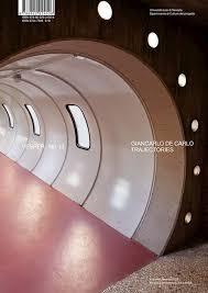 VESPER Nº13 GIANCARLO DE CARLO. "TRAJECTORIES"