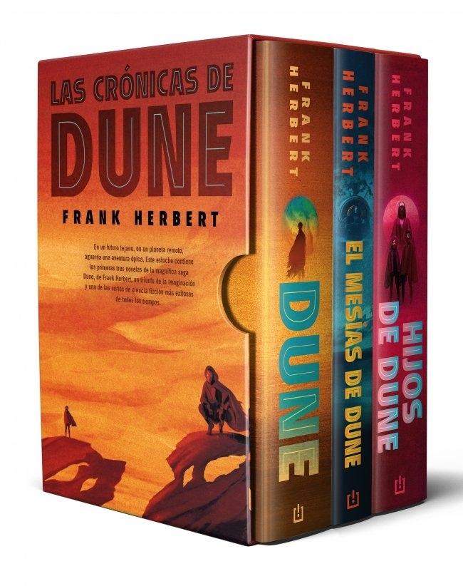 TRILOGÍA DUNE, EDICIÓN DE LUJO (ESTUCHE CON: DUNE   EL MESÍAS DE DUNE   HIJOS DE "DUNE - EL MESÍAS DE DUNE - HIJOS DE DUNE"