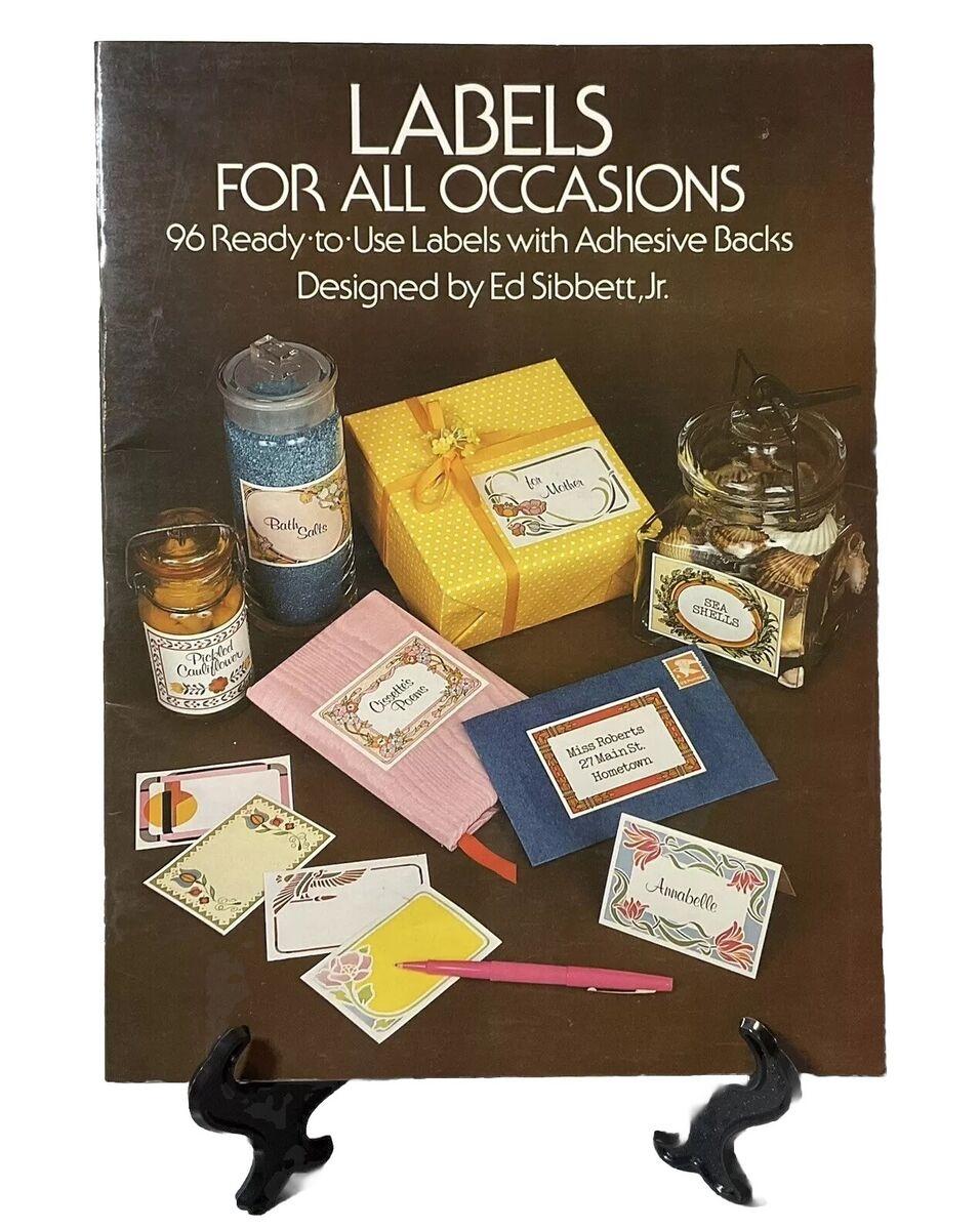 LABELS FOR ALL OCCASIONS. 32 PRESSURE-SENSITIVE LABELS