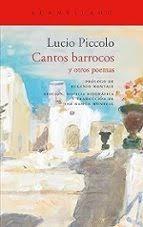 CANTOS BARROCOS Y OTROS POEMAS