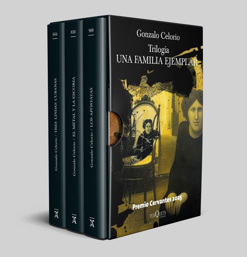 ESTUCHE UNA FAMILIA EJEMPLAR "TRES LINDAS CUBANAS - EL METAL Y LA ESCORIA - LOS APOSTATAS"