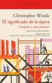 SIGNIFICADO DE LA OPERA, EL "CATEGORIAS Y CASOS PRACTICOS"