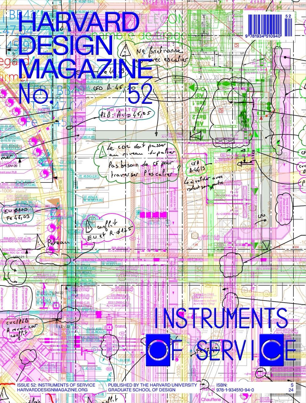 HARVARD DESIGN MAGAZINE Nº 52: INSTRUMENTS OF SERVICE