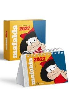 MAFALDA 2027 CALENDARIO DE ESCRITORIO AMARILLO CON CAJA