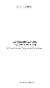 LA ARQUITECTURA (NO LA COMPOSICIÓN)