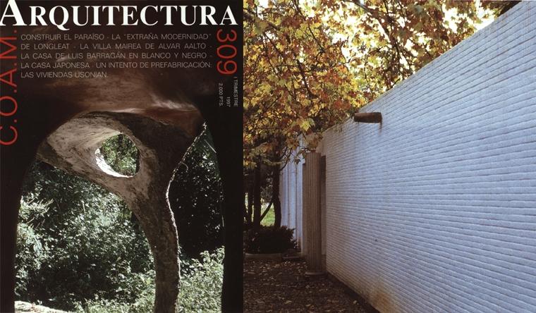 ARQUITECTURA Nº 309 ( AALTO, BARRAGAN, FISAC, UTZON, CORRALES, MOLEZUN, HIGUERAS "AS DIAZ, SAENZ DE OIZA, JUNQUERA)"