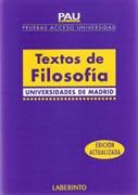 PAU. TEXTOS DE FILOSOFIA  UNIVERSIDAD DE MADRID