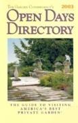 GARDEN CONSERVANCY 'S OPEN DAYS DIRECTORY 2003: THE GUIDE TO VISITING AMERICA'S BEST PRIVATE GARDENS