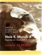 ALBERDI: ROSARIO ALBERDI. HOLA E. MUNCH