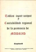 TABLAS INPUT - OUTPUT Y CONTABILIDAD REGIONAL EN MADRID
