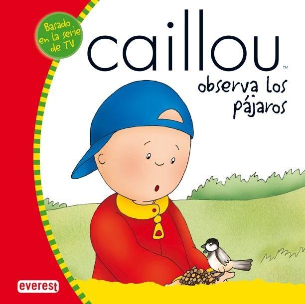 CAILLOU OBSERVA A LOS PÁJAROS.