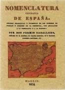 NOMENCLATURA GEOGRAFICA DE ESPAÑA