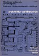 ARCHITEKTUR WETTBEWERBE Nº 89 (GERKAN, KRAEMER, SCHNEIDER)