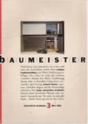 BAUMEISTER Nº 3/92 (BURKARD, MCASLAN, FISCHER, RITSCH). 