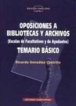 OPOSICIONES A BIBLIOTECAS Y ARCHIVOS.
