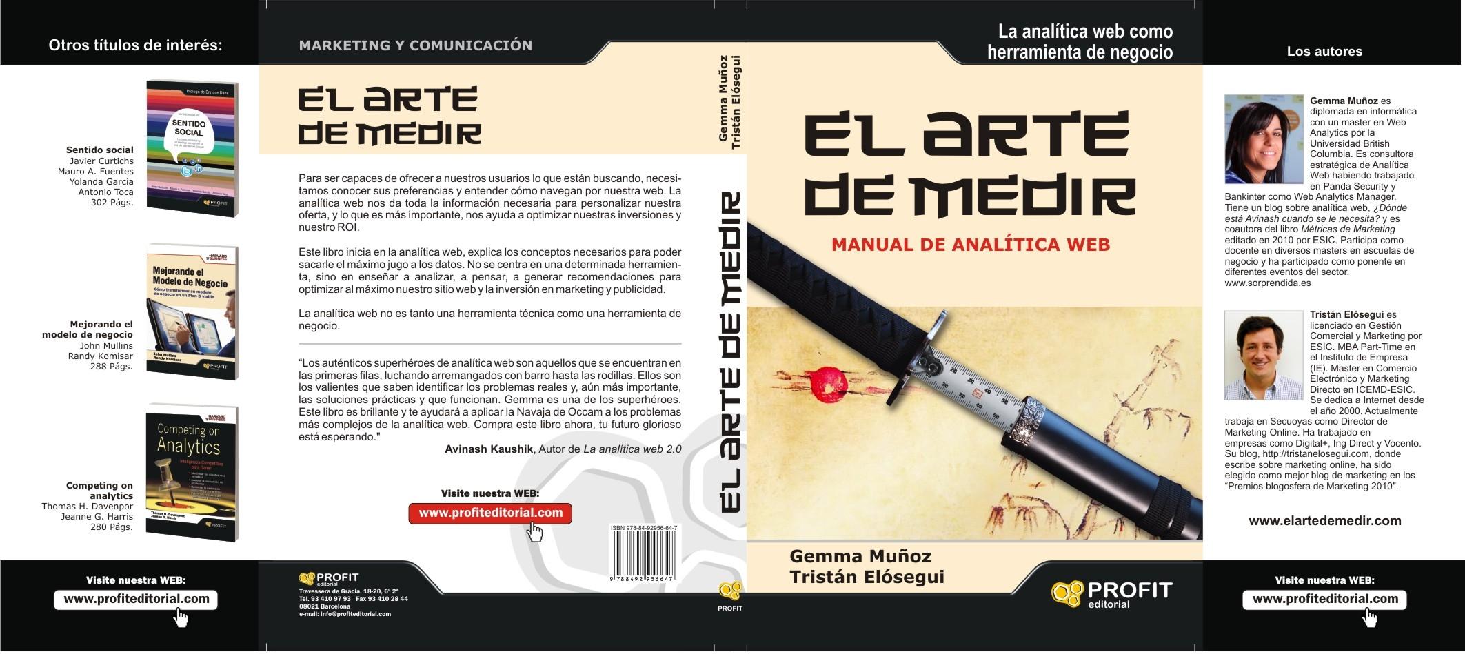 ARTE DE MEDIR, EL "MANUAL DE ANALÍTICA WEB". 